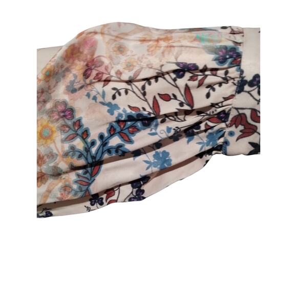 Soft Surroundings Floral Viscose Maxi Casual Beach Resortwear Button up Dress - Picture 4 of 12